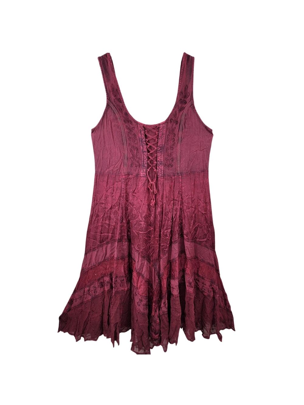 The Pyramid Collection Plus Size Boho Maxi Dress Cottagecore Festival